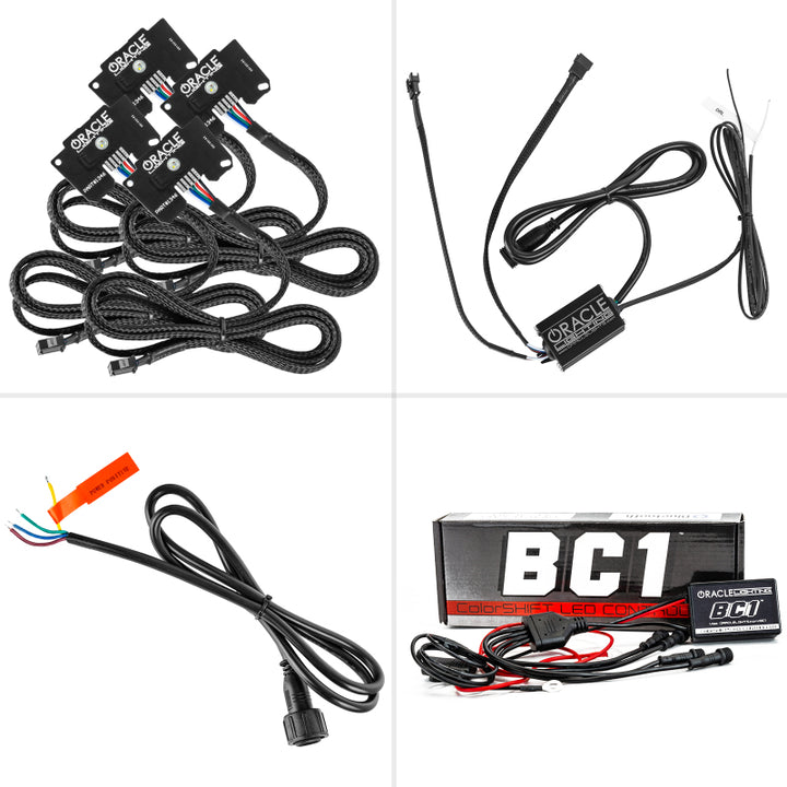 Oracle Jeep Wrangler JL/Gladiator JT RGB+W Headlight DRL Kit - w/ BC1 Controller