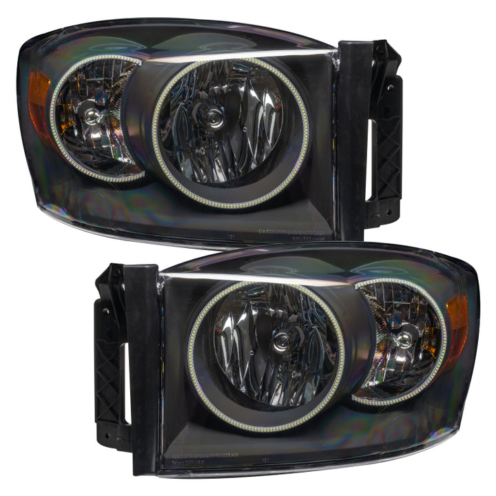 Oracle 07-08 Dodge Ram SMD HL - Black - ColorSHIFT