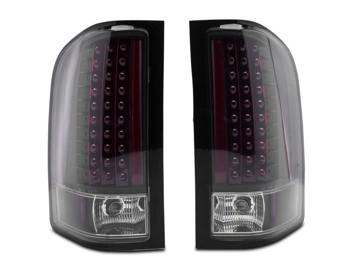 Raxiom 07-13 Chevrolet Silverado 1500 LED Tail Lights- Black Housing (Clear Lens)