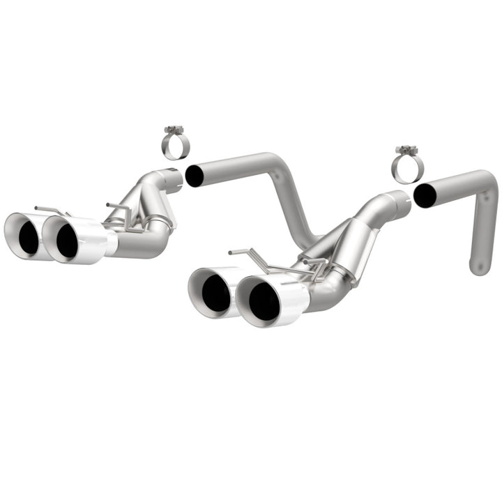 MagnaFlow 09-11 Chev Corvette V8 6.2L Comp Series Quad Center Rear Exit SS Cat-Back Perf Exhaust