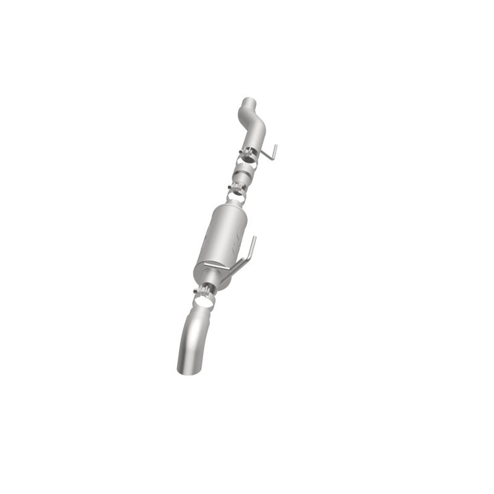 MagnaFlow Cat-Back, SS, 2.5/3in, Turn Down In Front Rear Tire 2015 Ford F150 5.0L V8 Ext Cab
