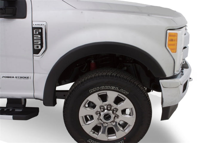 Bushwacker 16-18 Nissan Titan XD Pocket Style Flares 2pc 78.0in Bed - Black
