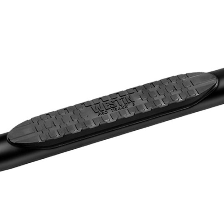 Westin 2014-2018 Chevy Silverado 1500 Reg Cab PRO TRAXX 5 Oval Nerf Step Bars - Black