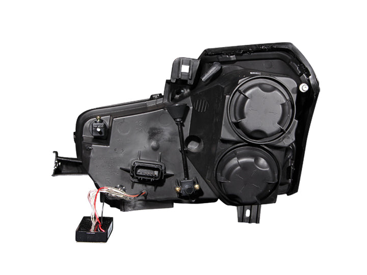 ANZO 2003-2007 Cadillac CTS Projector Headlights w/ Halo Black