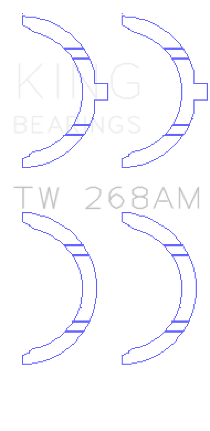 King Engine Bearings Mazda RF/R2/RF-T Thrust Washer Set