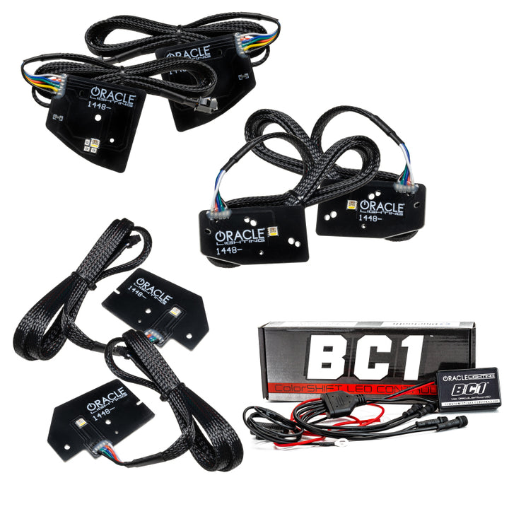 Oracle 19-21 RAM 1500 Projector LED Headlight DRL Kit - RGBW+A w/ BC1 Controller