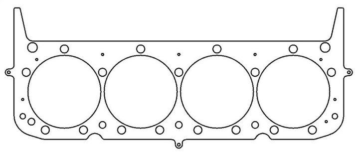 Cometic Chevy Small Block BRODIX BD2000 Heads 4.030in Bore .040in MLS Head Gasket