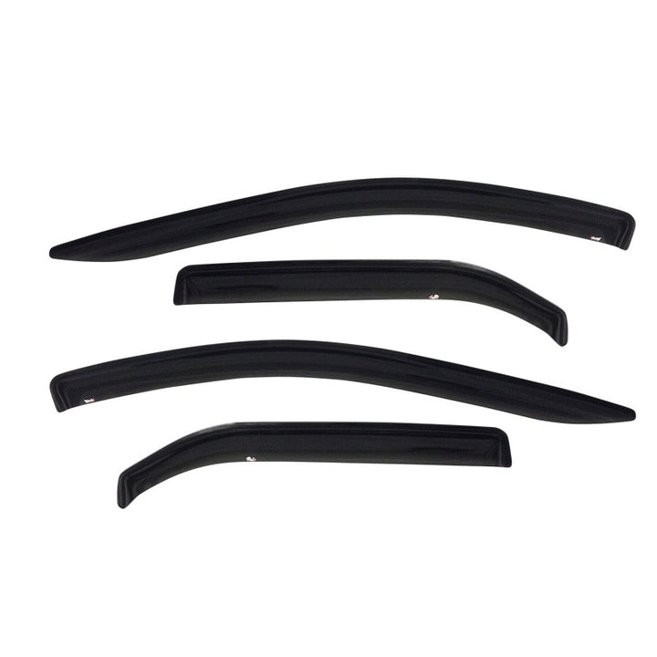 Westin 2004-2009 Mazda 3 Sedan Slim Wind Deflector 4pc - Smoke