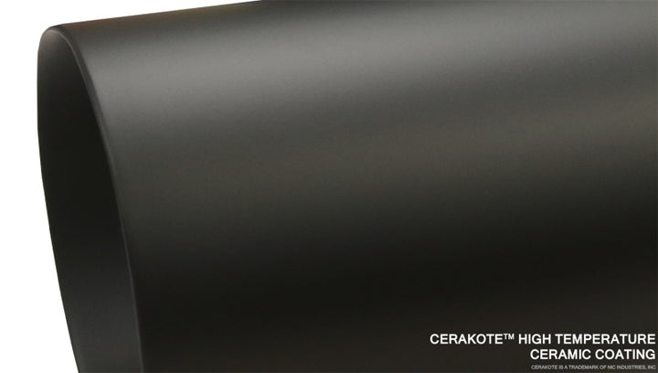 Corsa 2019-24 Ram 1500 5.7L Crew Cab w/ 57in or 76in Bed Cat-Back Dual Rr Exit 5in Blk Cerakote Tips