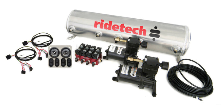 Ridetech 5 Gallon 4-Way Analog Air Ride Compressor Leveling System