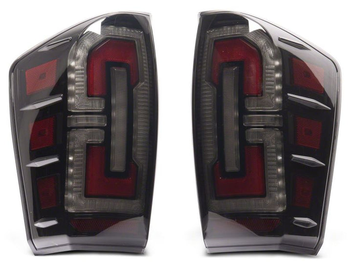 Raxiom 16-23 Toyota Tacoma LED Tail Lights- Black Housing (Smoked Lens)