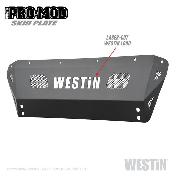 Westin 14-21 Toyota Tundra Pro-Mod Skid Plate - Textured Black