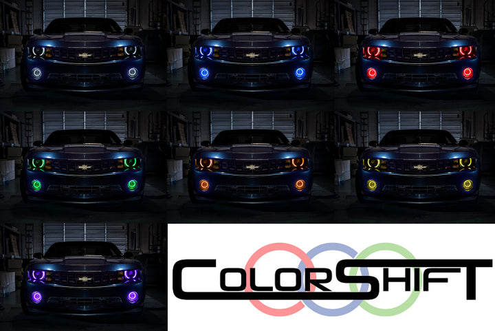 Oracle Chevrolet Camaro RS 10-13 Halo Kit - ColorSHIFT w/o Controller