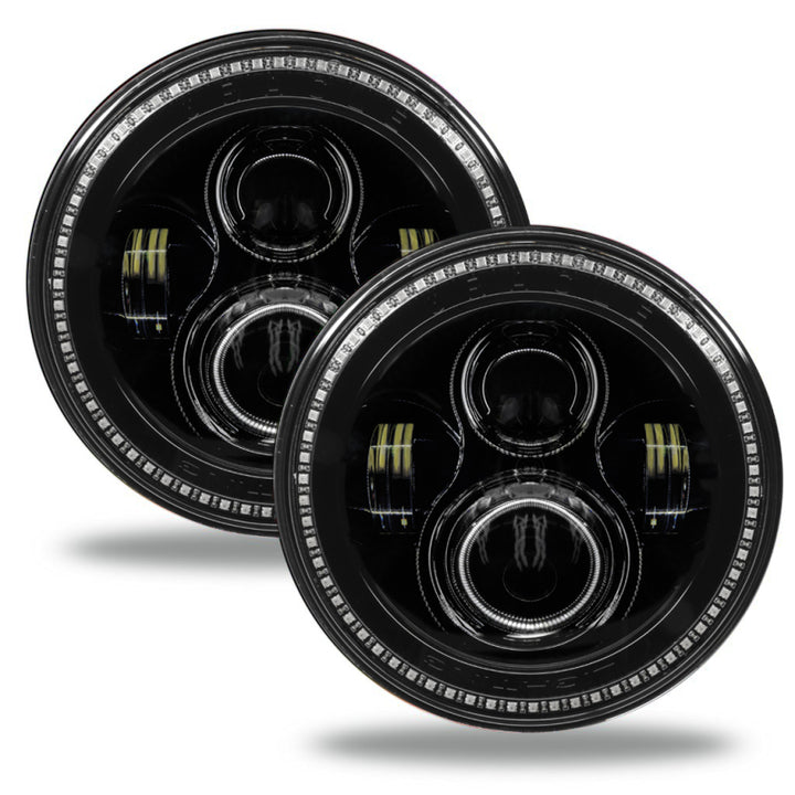 Oracle Jeep Wrangler JL/Gladiator JT 7in. High Powered LED Headlights (Pair) - Dynamic