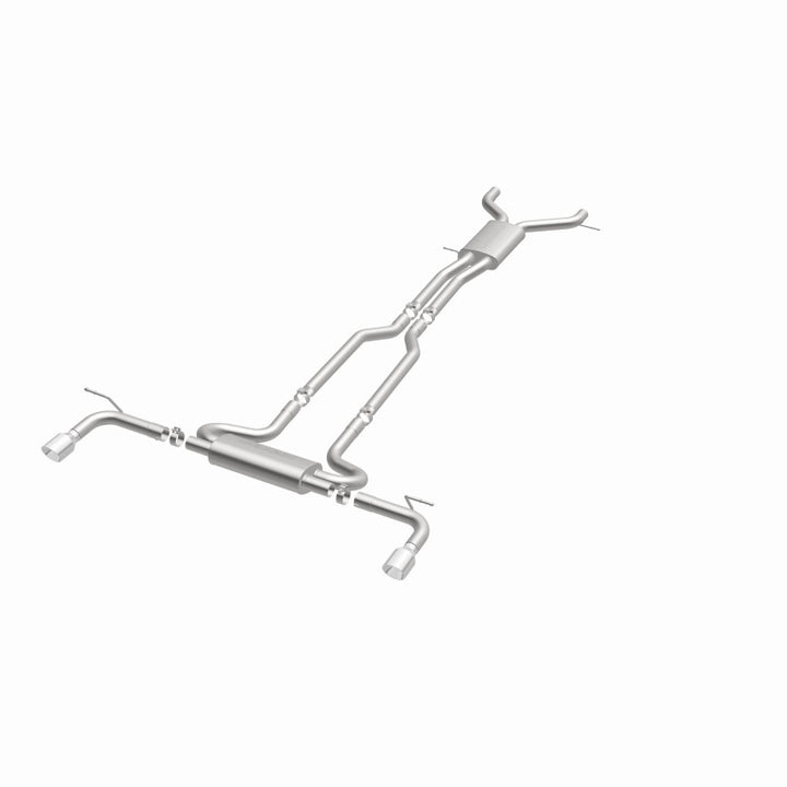 MagnaFlow 07 Audi Q7 V8 4.2L Dual Split Rear Exit Stainless Cat-Back Perf Exhaust